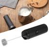 Electric Milk Frother Handheld Stainless Steel Egg Beater Coffee Drink Mixer for Home Use