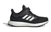 Adidas Pureboost Running Mesh Abrasion Resistant Breathable Low top Kids' Running Shoes Black White Kids' ID8494