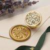 Gift Wrapping Wax Stamp Brass Seal Head Vintage Key Pattern Embossed Sealing Decorative Head for Envelope Journal Packaging Invitation Crafting
