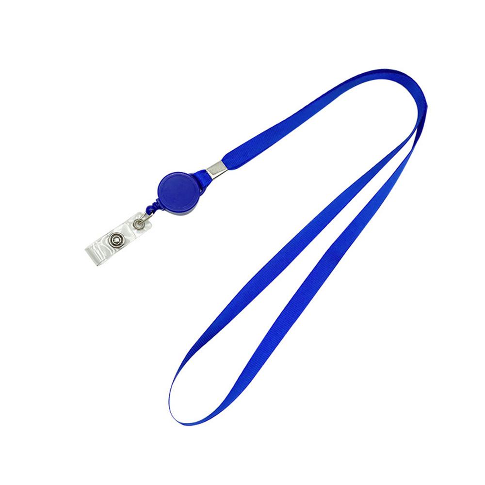 Badges Holder Retractable Lanyard Id Lanyard Name Tag Card Badge Holder Reels Chain Clips Hanging Rope Keychain Necklace Strap