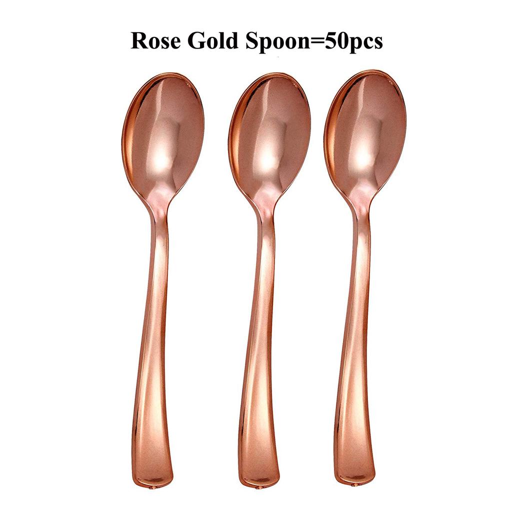 75pcs Gold Plastic Silverware- Disposable Gold Glitter Plastic Cutlery- Plastic Flatware Includes 25 Forks, 25 Spoons, 25 Knives