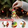 2D Christmas Decoration Pendant Christmas Tree Tag Theme Party Crafts Ornament