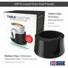 Drink Holder for TableCoaster Spill-proof Boats, Cars, Campers, Caravans, Tables, Etc. - (Black)