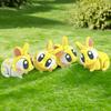 Cute Style 3D Printing Rabbit Figure Pink/Yellow Color 3D Printing Home Ornament  Creative Display