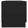 Vidaxl Szafka Pod Tv, Czarna, 80X35X36,5 Cm, Materiał Drewnopochodny