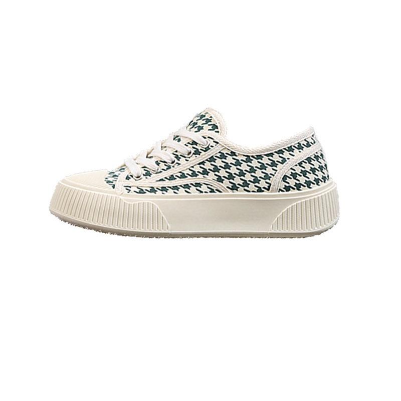 Canvas Shoes Women's Summer Spring and Autumn New Versatile Ulzzang Platform Breathable Sports Board Shoes Biscuit Shoes