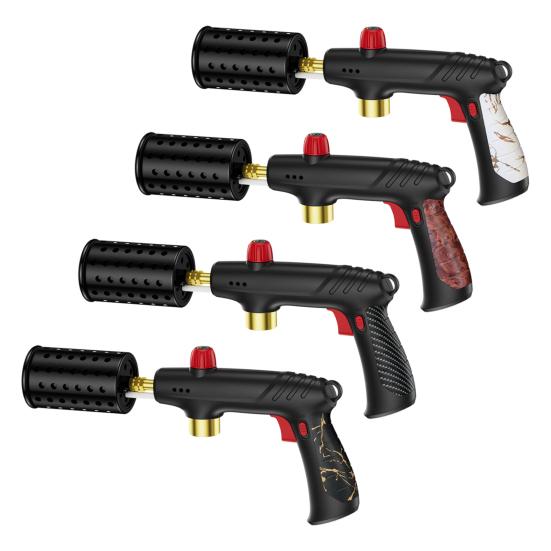 Maçarico a Propano Potente Maçarico de Cozinha para Carvão com Trava de Segurança Multifuncional Maçarico de Soplete para Chef Gadgets de Cozinha para Churrasqueira Sous Vide BBQ