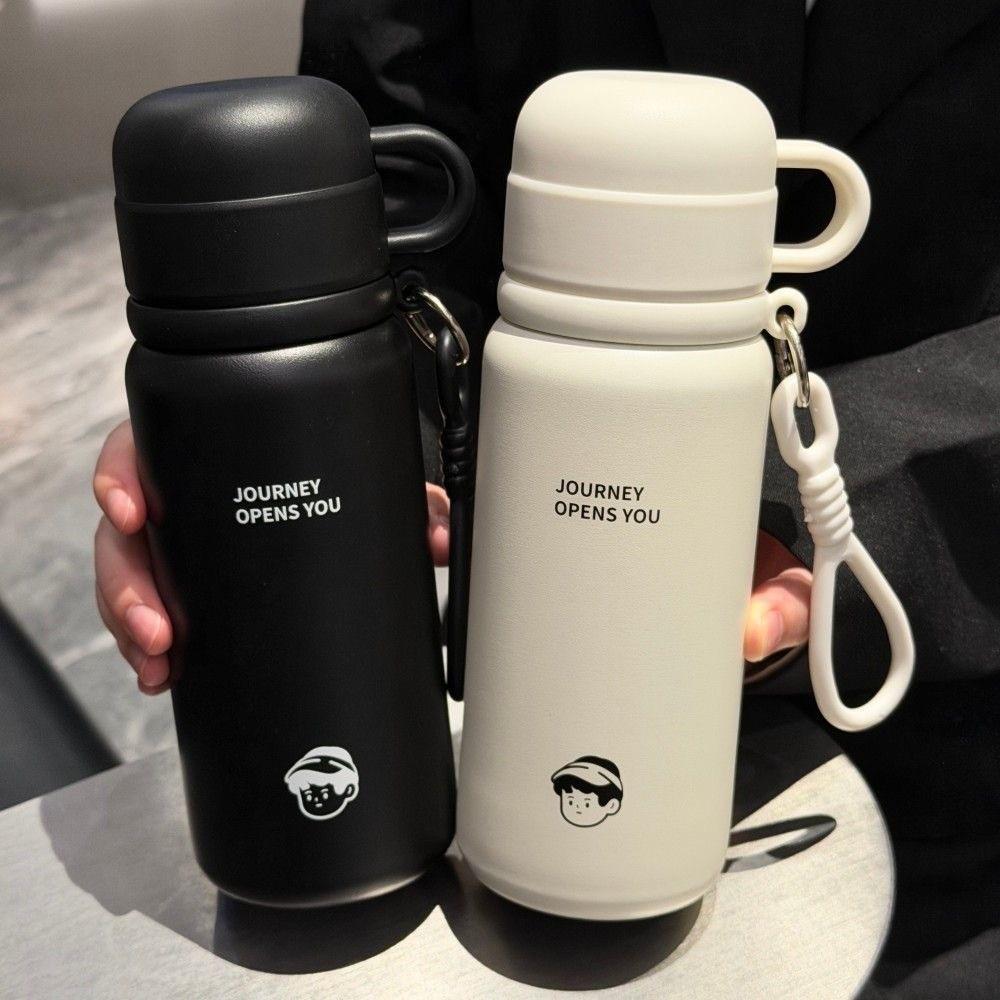 Modern Stainless Steel Insulated Tea Cup With Ceramic Inner For Office And Travel Use