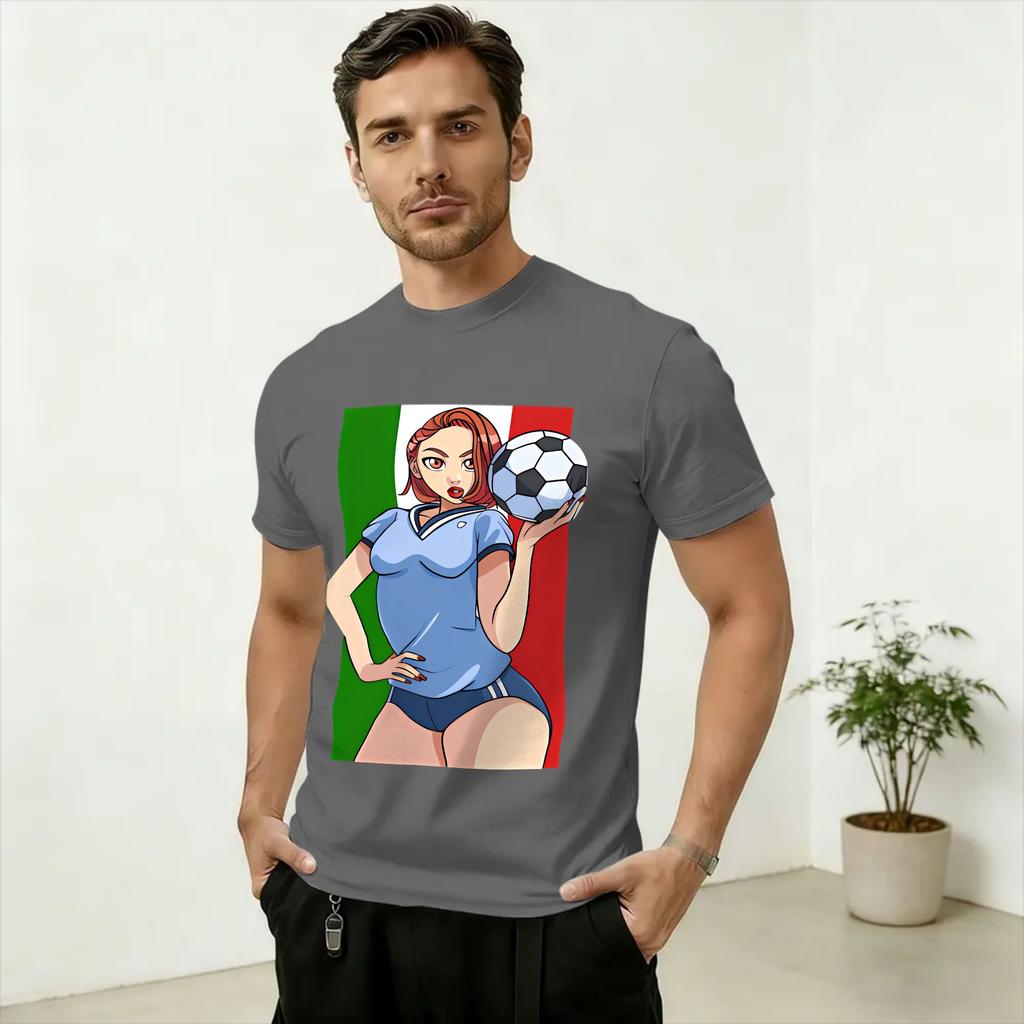 Novelty Mexico Soccer Fanart TShirts for Unisex Crew Neck 100 Cotton T Shirts Short Sleeve Tee Shirt Printed Tops