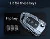 Interior Mouldings Zinc Alloy Car Remote Key Fob Case Key cover For Hyundai Tucson Creta ix25 i20 i30 HB20 Elantra Verna Sonata
