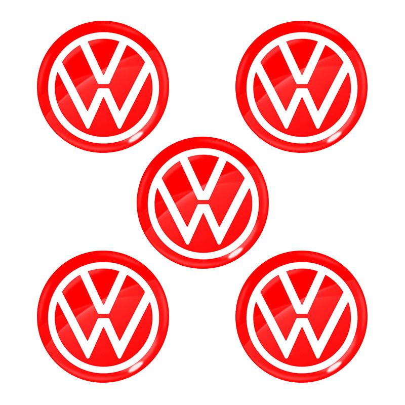 2026 Hot For Volkswagen VW 14mm Car Key Emblem Stickers Auto Control Key Logo Decals For Volkswagen Scirocco POLO Tiguan Passat