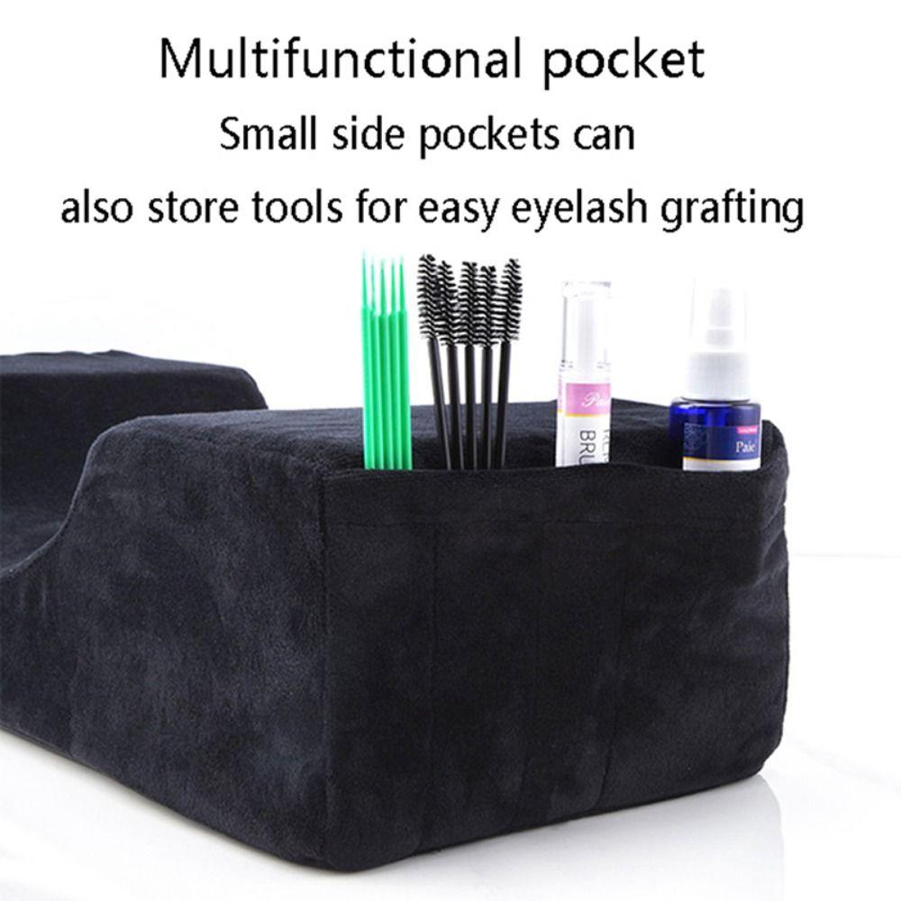 U Shape Design Grafting Lash Head Cushion with Pocket Lash Pillow Neck Support  Makeup Salon