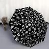 1pc Floral Mandala Pattern Umbrella with Plastic Handle,Compact & Stylish,Suitable for All Seasons YS331072