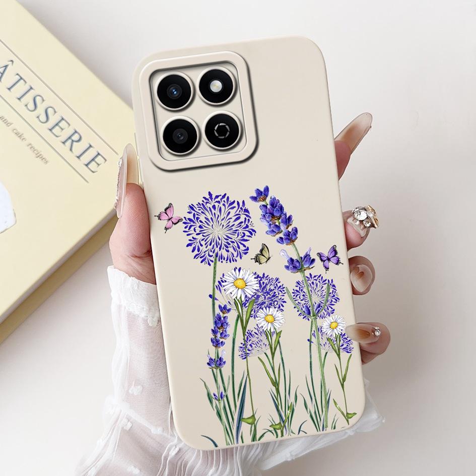 For Honor X7c 4G Case ALT-LX2 Shockproof Cover Sweet Girls Love Heart Soft Liquid Silicone Phone Cases For Honor 200 Smart Coque