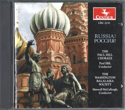 CD MAXWELL MCCULLOUGH, SHELLY WAITE, G - Russian Hymns Anthems Folk Songs &  CRC2230 Centaur Records 1994 US Music Others Used