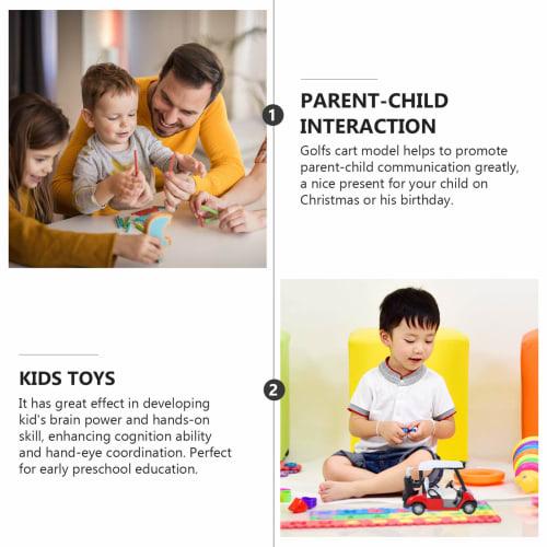 iplusmile Miniature Golf Cart Diecast Model Toy 1:20 Scale Toy Car Alloy Toy Car