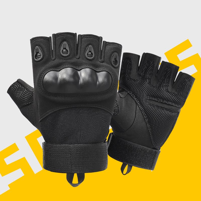 Cheap Hard Knuckle Half Finger Working Protective Shooting Safety Hand Tactical Gloves