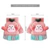 Half Finger Flip Covered Gloves Cute Cartoon Kids Gloves Winter Warm Knitted for Children Boys Girls 1-5Y Baby Accessories