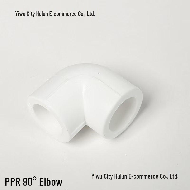 Hot Melt PPR Plastic Elbow Tee Pipe Fittings for Tap Water, Sizes: 20mm (1/2 inch), 25mm (3/4 inch)