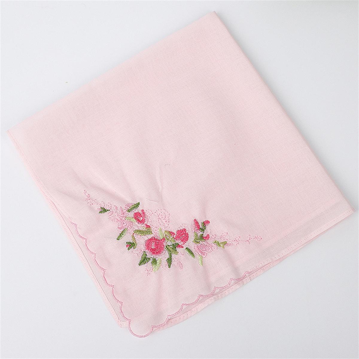 35см 60 нитей хлопковый вышитый платок однотонный женский высококачественный хлопковый платок праздничный подарок свадебные принадлежности