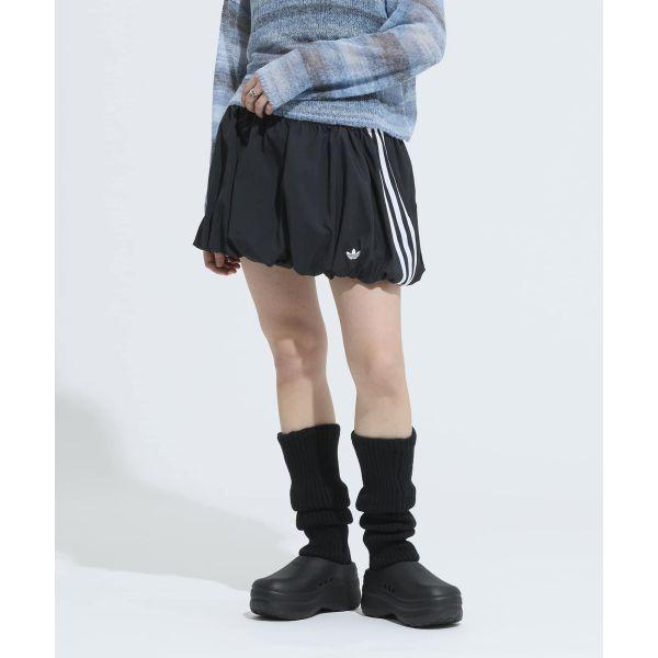 Adidas Originals FW25 Balloon Skirt Striped Comfortable Simple Casual Skirt Women skirts KD0299