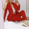 QICED Women's Casual Fashion Small Suit Suit