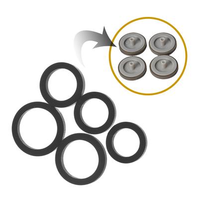 20PCS Mixed Idle Wheel Belt Loop Idler Pulley Rubber Ring For Cassette Deck Tape Recorder Audio-Stereo Player