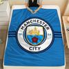 Manchester City Football Club3 Flannel Blanket, High quality Comfortable for All Seasons, Home Decor, Warmth and Comfort