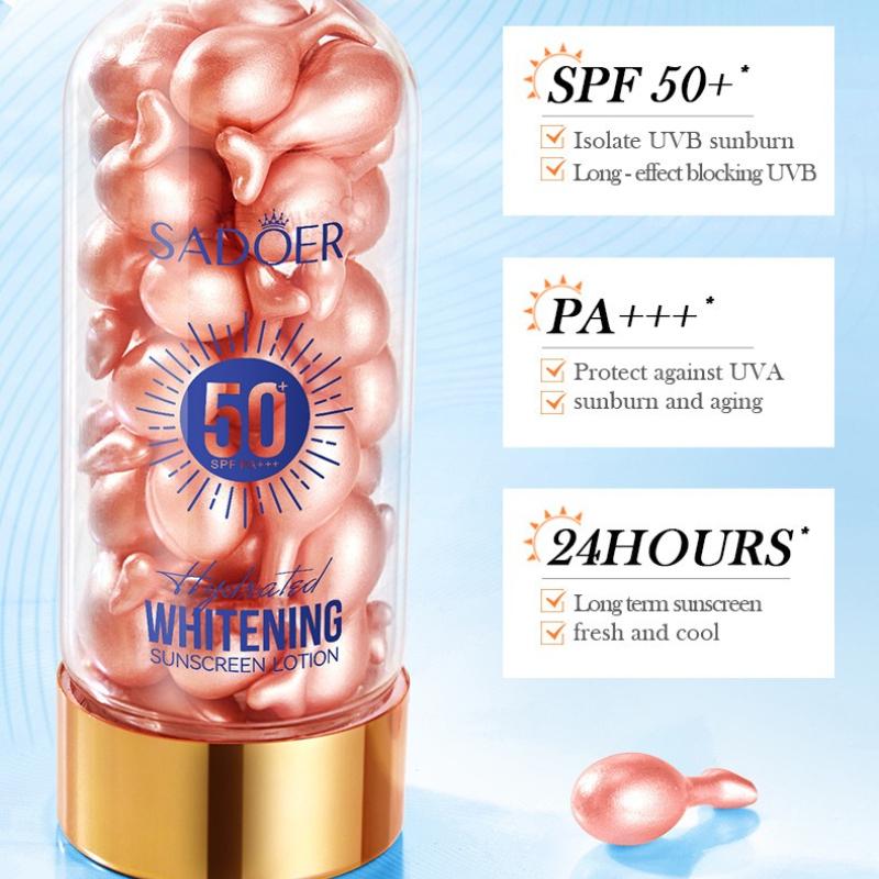 Bleekende zonnebrandcrème 0,34 g * 25 stuks Hydraterende en lichte isolerende zonnebrandcrème fabrikant
