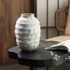 Jingdezhen Designer Wabi-Sabi Ceramic Flower Vase - Ornament Pottery Jar for Hydroponic Flowers and B&B Décor