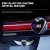 3D Wings Metal Shield Logo Metal Sticker Decorate Car Accessories For BMW M E34 E36 E60 E90 E46 E39 E70 F10 F20 F30 X5 X6 X1