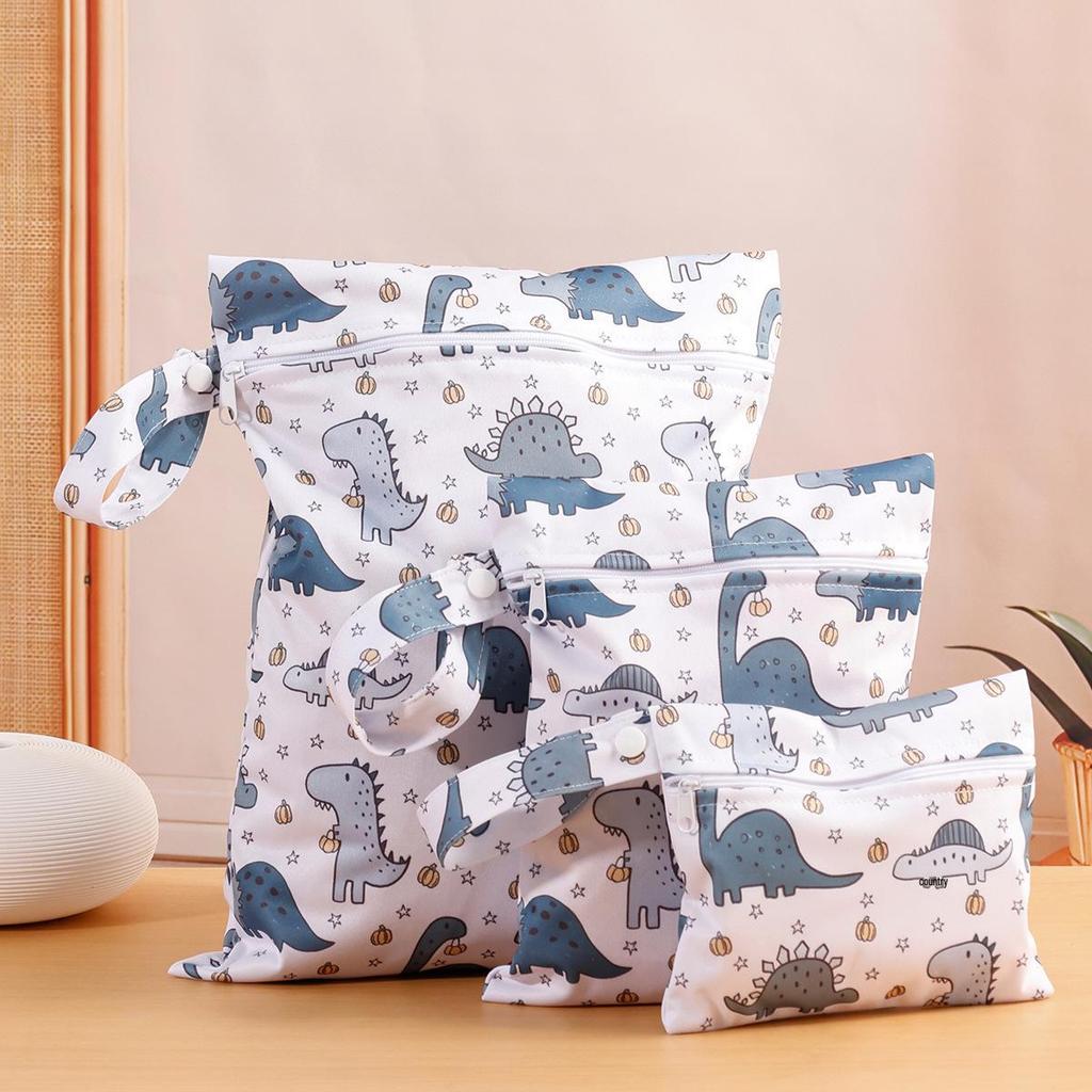 3-Piece Cute Travel and Storage Bag Set: Dustproof Hanging Bag, Clothes Organizer, Diaper & Miscellaneous Bag