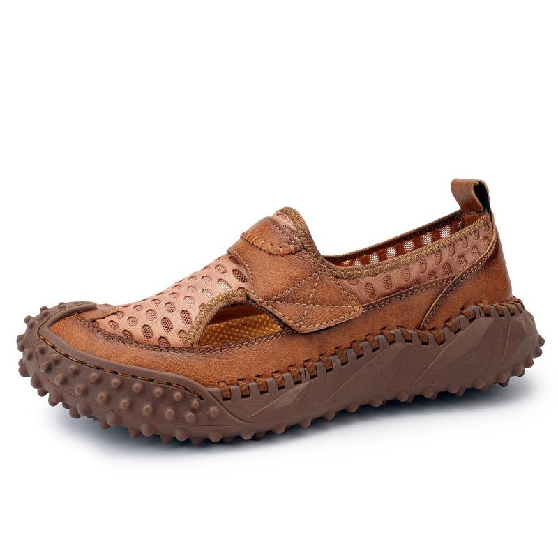 2025 Popular Summer Mesh Shoes Men's Casual Shoes Breathable Mesh Men's Shoes Sandals Men's Large Size Cool Slippers