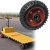Cart Rubber Flat Universal Wheel Silent Swivel Casters Tools Equipment Durable