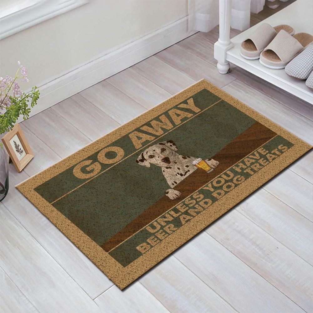 Animal Welcome Home Can Cut Pvc Door Mat Spray Silk Floor Mat Dust Carpet