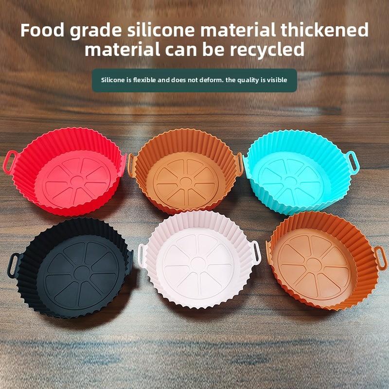 Silicone Baking Pans Set, Air Fryer Accessories for Cake Decorating, Muffin Molds, Kitchen Utensils & Gadgets, Aerogrill