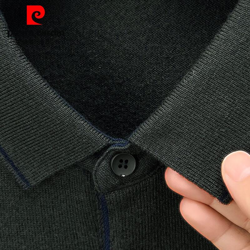 Pierre Cardin Men's 100% Pure Wool Solid Pullover Sweater