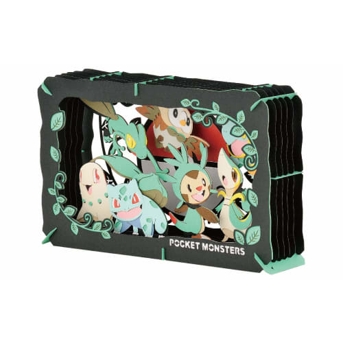 Ensky Pokemon PT-L06 TYP:GRAS, ca. H100 x B160 x T42mm, aus Papier