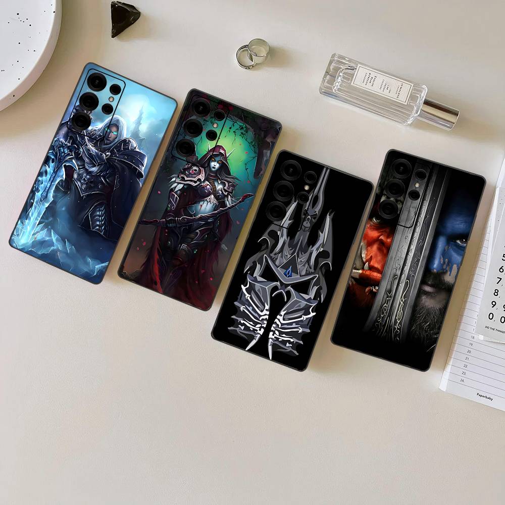 Web Game W-WarcraftS Phone Case For Samsung S 24 Fe 25 Ultra Plus 20 Lite 21 30 22 23 24 22 Ultra 5G Fundas
