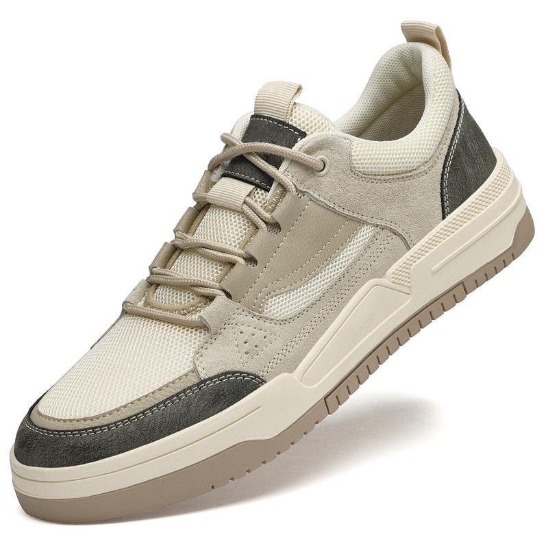 

Мужская обувь британская мягкая подошва дышащая трендовая модная сетка ретро спортивная повседневная обувь толстая базовая обувь мужчины 37 песочный