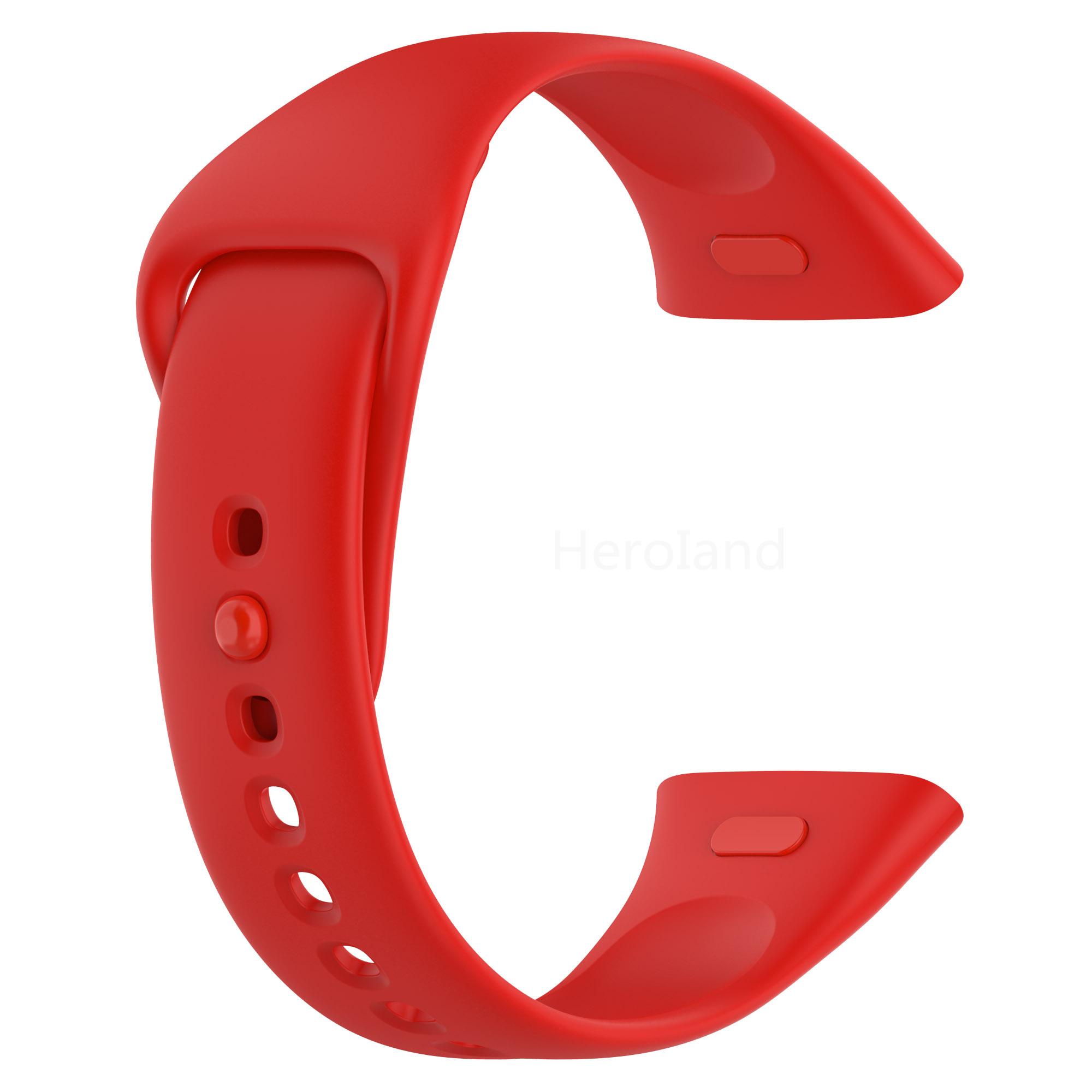 

Модний силіконовий ремінець для годинника для смарт-годинника Redmi Watch 3 Ремінець Браслети для Redmi Watch3 Ремінець Аксесуари For redmi watch 3 червоний