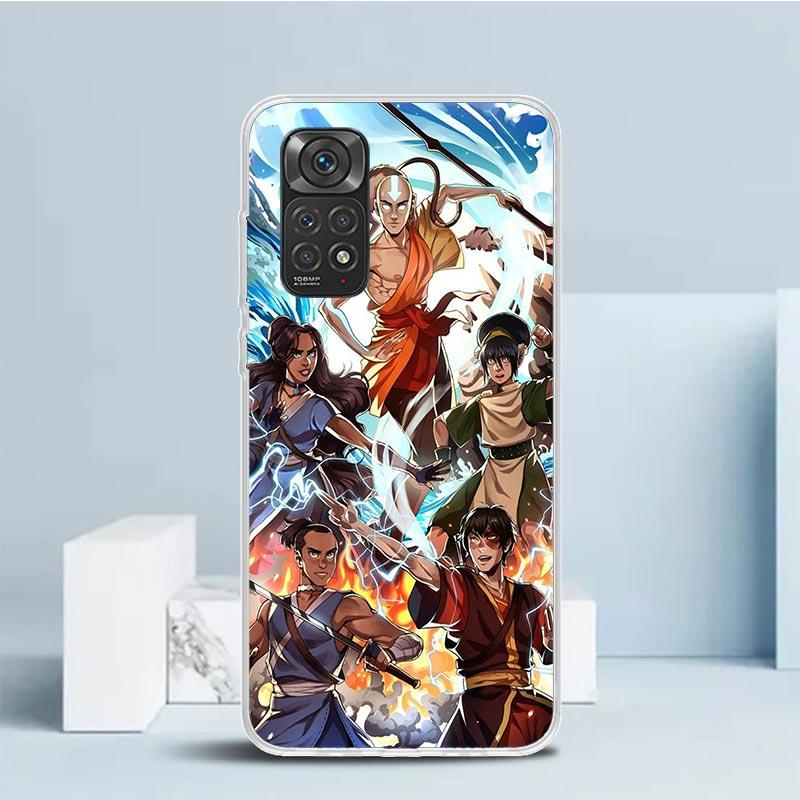 Anime Avatar The Last Airbender Phone Case For Xiaomi Redmi Note 15 14 14S 13 12S 12 Pro Plus 11S 11 11T 11E 10S 10 + Soft TPU B