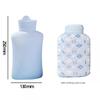 Bear Palm Silicone Hot Water Bag Water Injection Mini Small Size Portable Microwave Oven Heating Belly Cute Hot Water Bag
