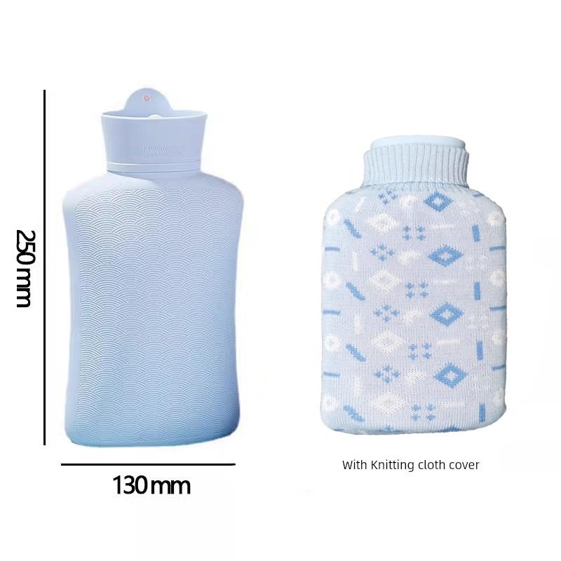 Bear Palm Silicone Hot Water Bag Water Injection Mini Small Size Portable Microwave Oven Heating Belly Cute Hot Water Bag