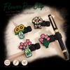 Spring Metal Clip Flower Bookmark Elegant Hand Account Stationery Clip New Metal Pen Clip  Notebook