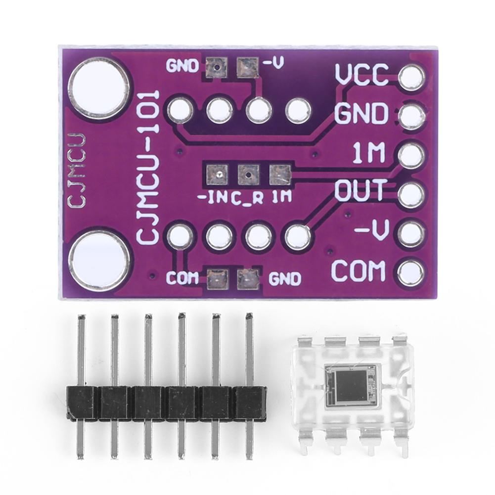 1 PC OPT101 Light Analog Light Intensity Sensor Module Single Chip Photoelectric Diode Optical Light 14KHz WCMCU-101 CJMCU-101