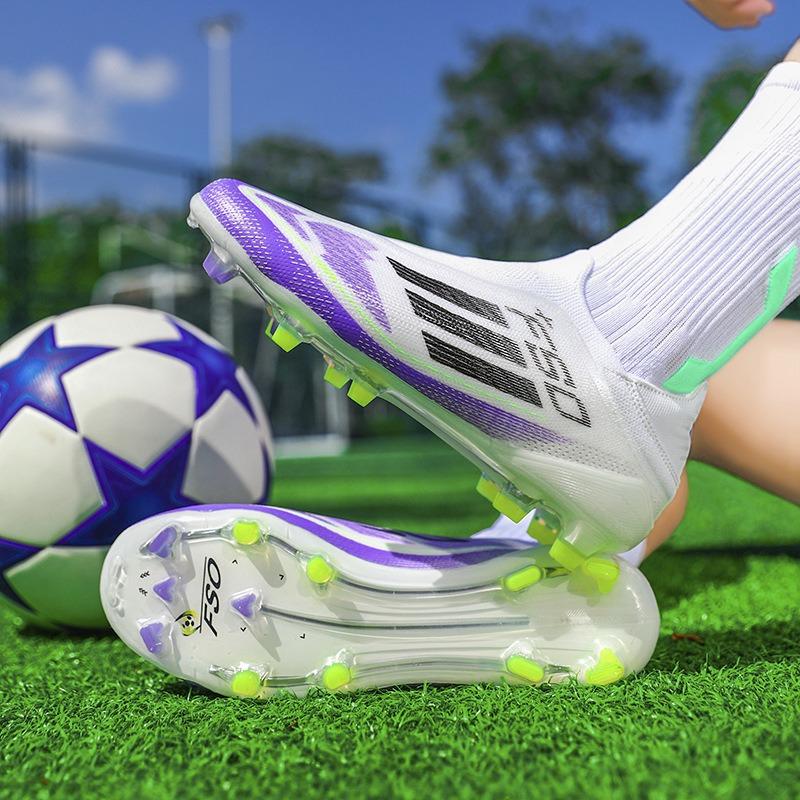 Neue Luo Fußballschuhe, Jungen und Mädchen, Mädchen, Nocken und Stollen, Wettkampf-Trainings-Fußballschuhe