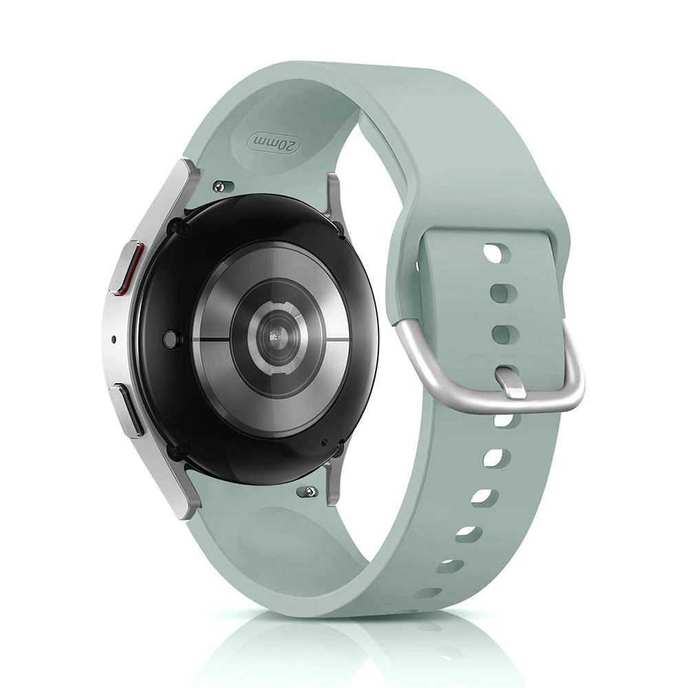 

For Samsung Galaxy Watch 7 FE 6 4 5 44mm 40mm band sport Silicone Bracelet Galaxy Watch6 classic/5 pro 45 47mm 20mm watch Straps Galaxy Watch 7 44mm хаки