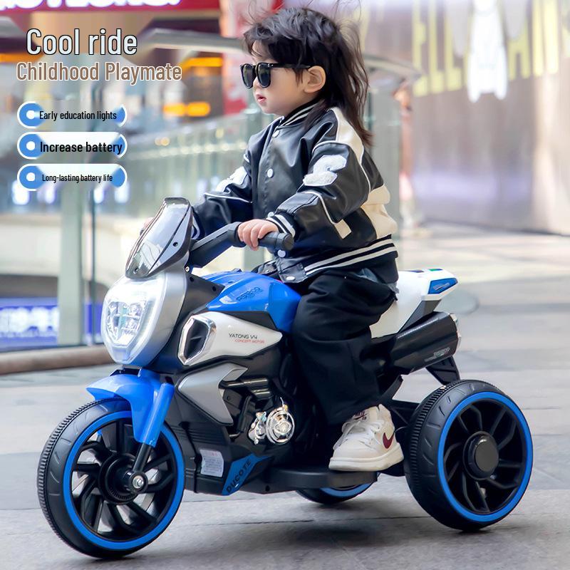 Tricicleta electrică reîncărcabilă Yatong pentru copii - Jucărie de călărit pentru învățare timpurie pentru băieți și fete