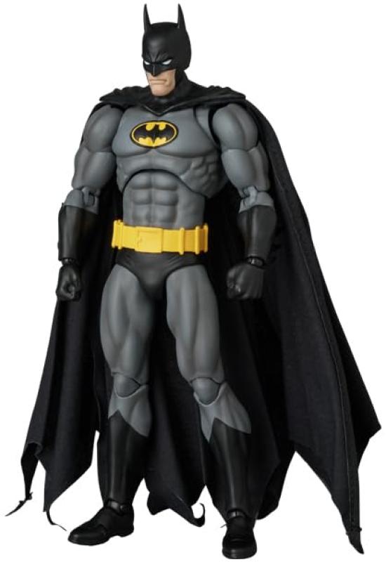 MEDICOM TOY MAFEX No. 270 CAVALEIRO CRUZADO BATMAN VERSÃO PRETA. Figura de ação pintada sem escala, aproximadamente 160mm de altura
